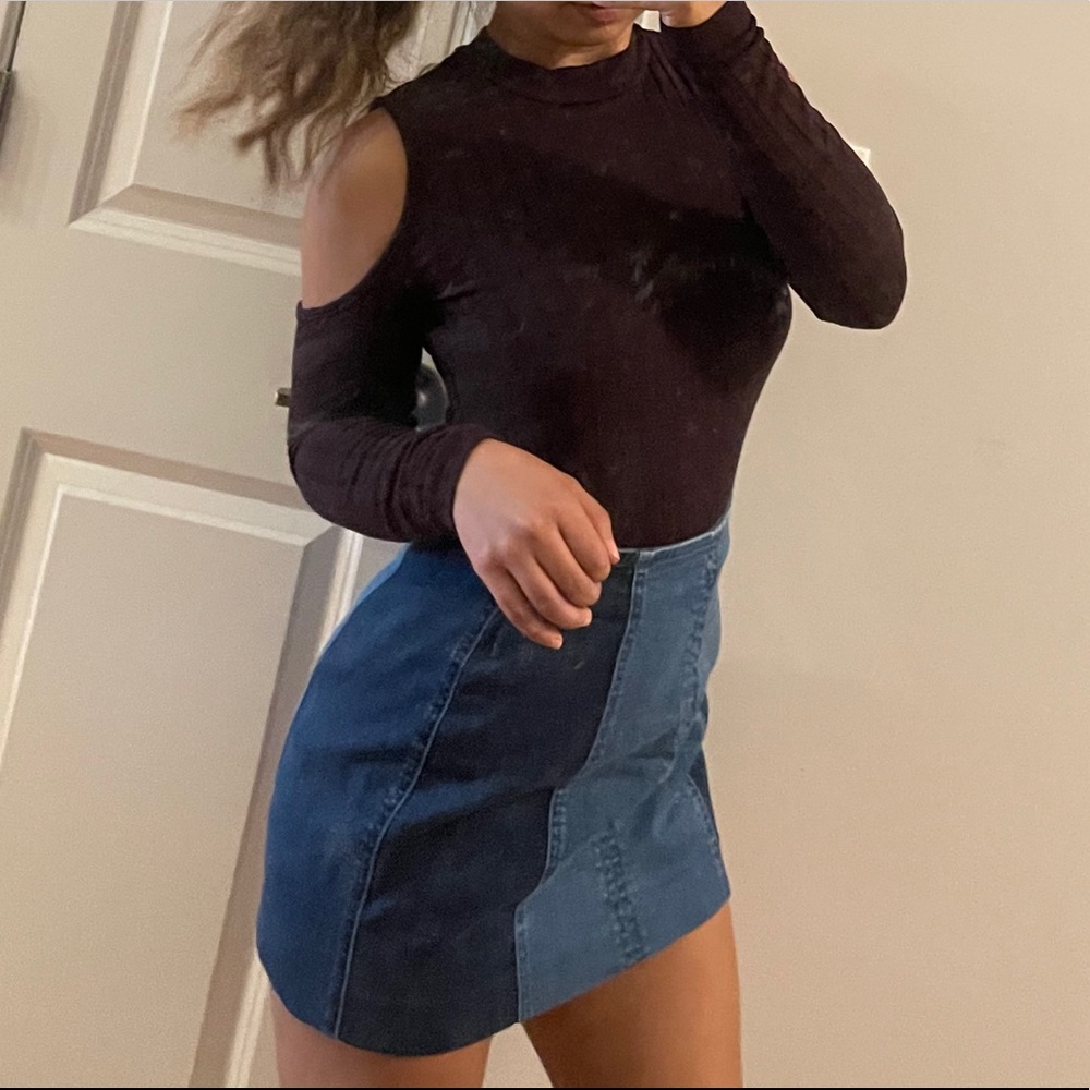 Cute Reworked Denim Skirt - Picture 4 of 4